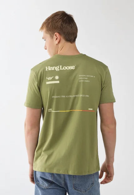Camiseta Hang Loose Silk High Verde Oliva