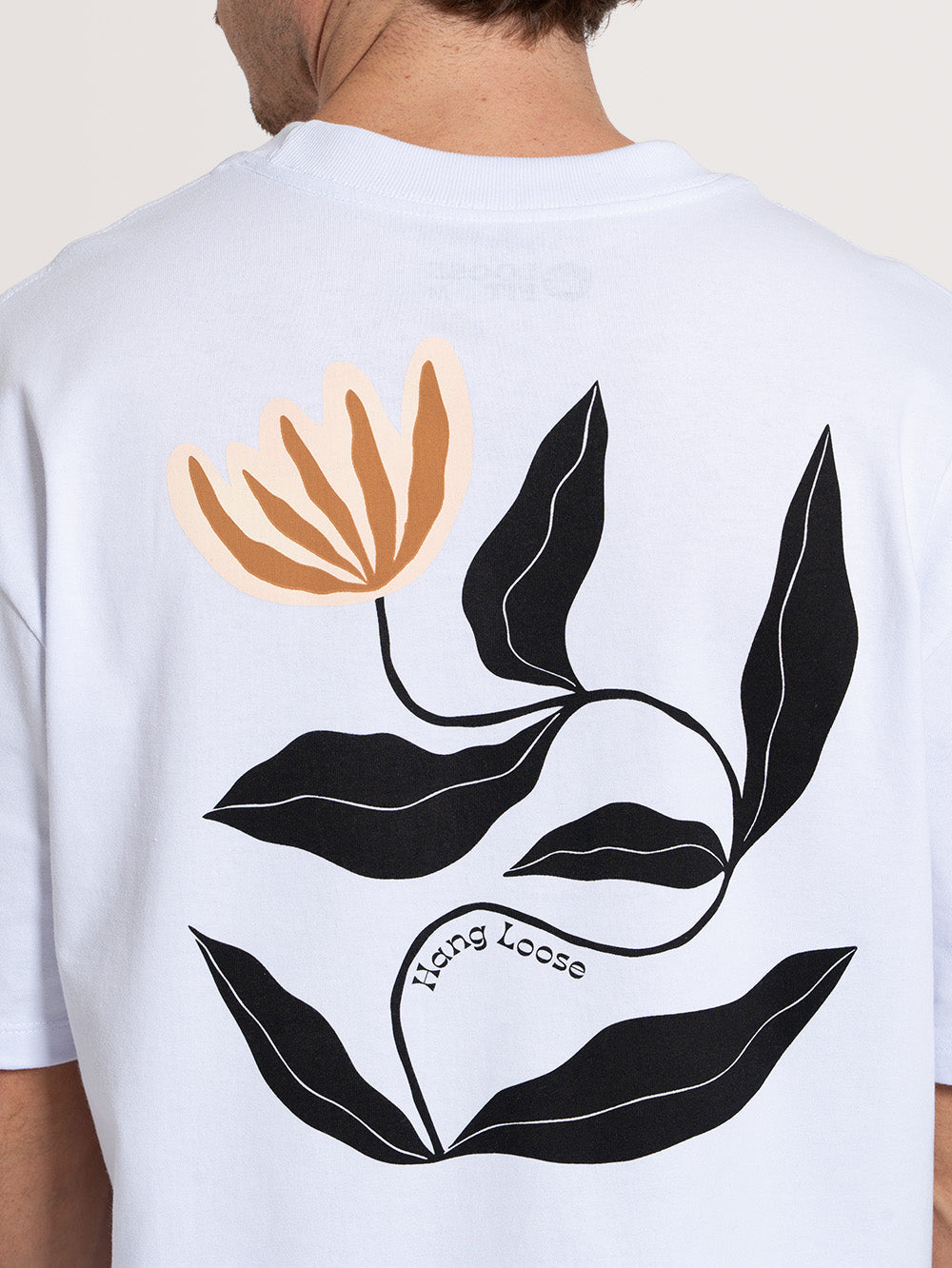 Camiseta Especial Branca Hang Loose Lírio