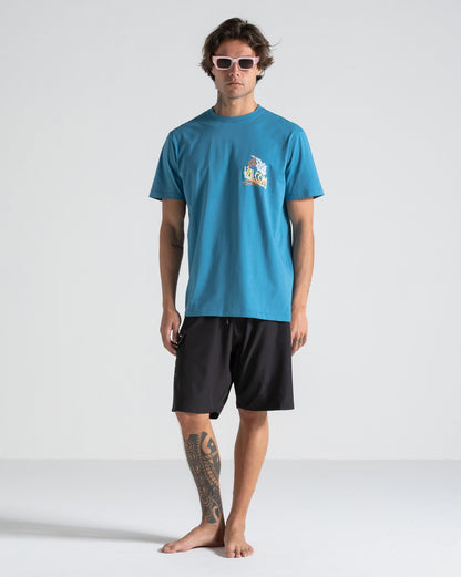 Camiseta Volcom Dropped Azul