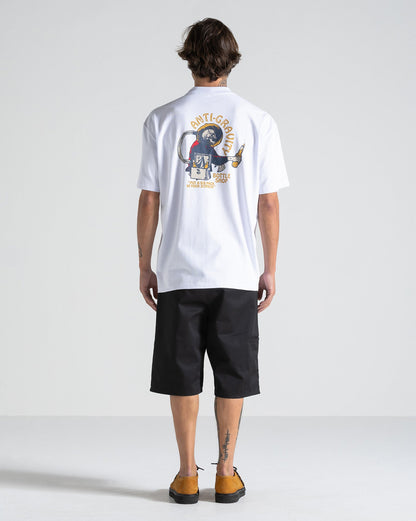 Camiseta Comfort Fit Volcom Antigravity Branca