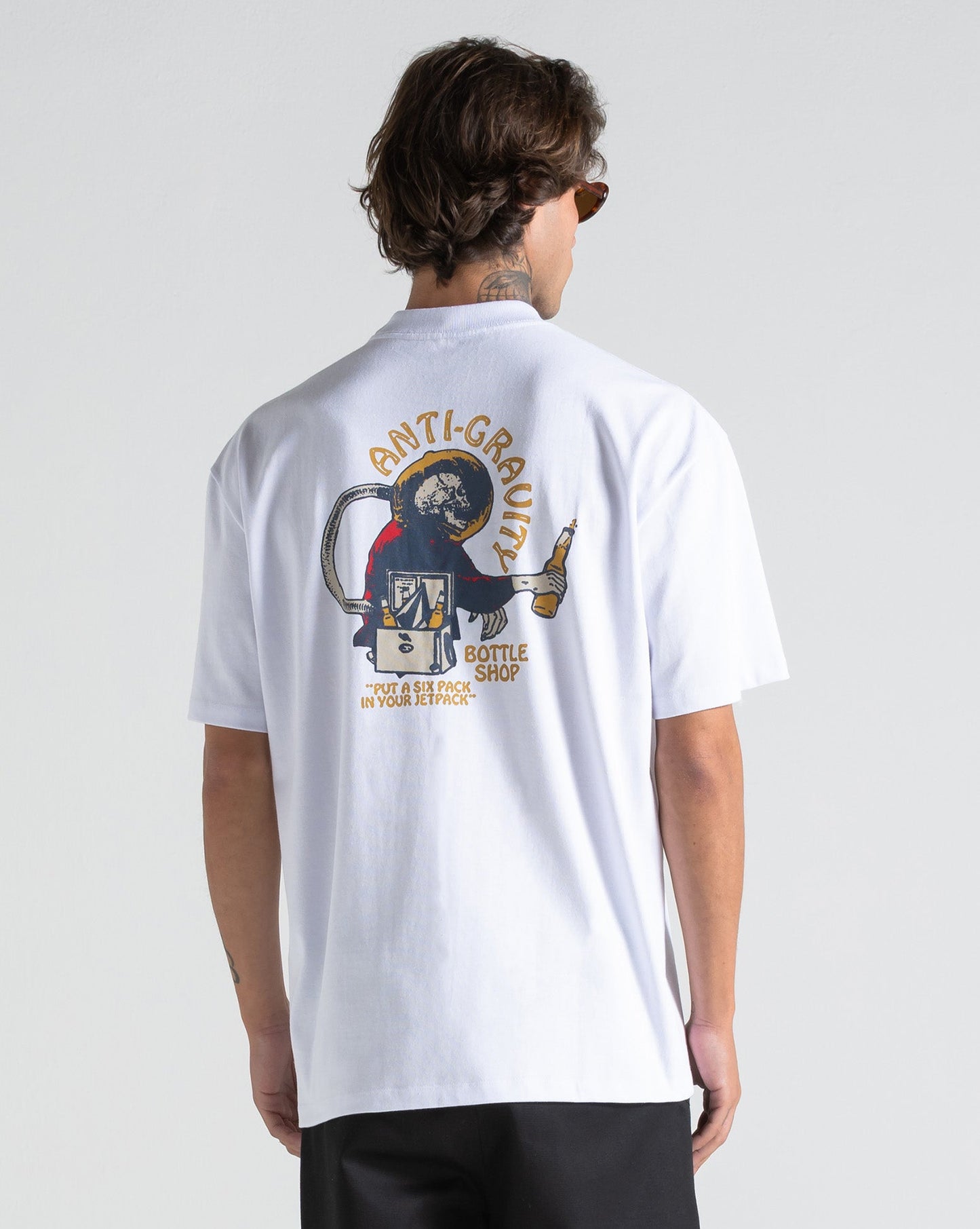 Camiseta Comfort Fit Volcom Antigravity Branca