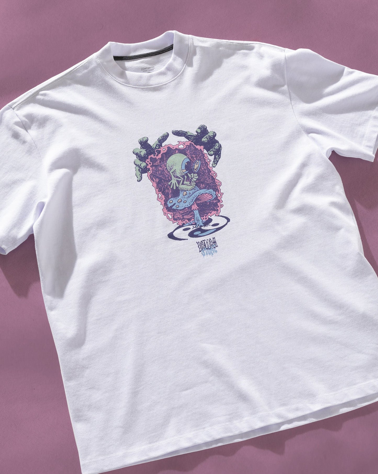 Camiseta Comfort Fit Volcom Conserve Branca
