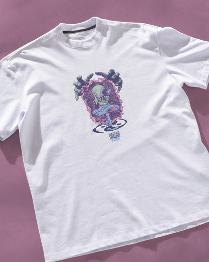 Camiseta Comfort Fit Volcom Conserve Branca