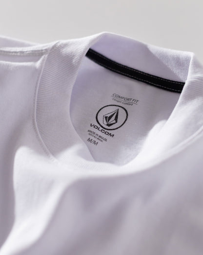 Camiseta Comfort Fit Volcom Conserve Branca