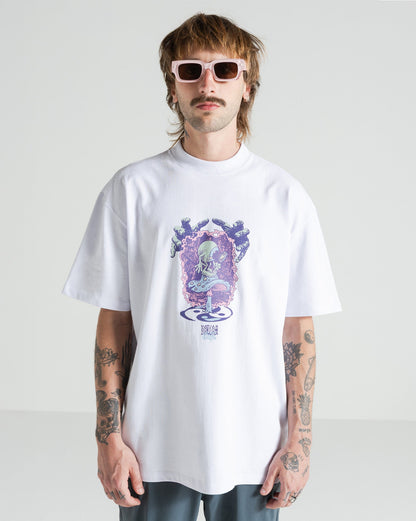 Camiseta Comfort Fit Volcom Conserve Branca
