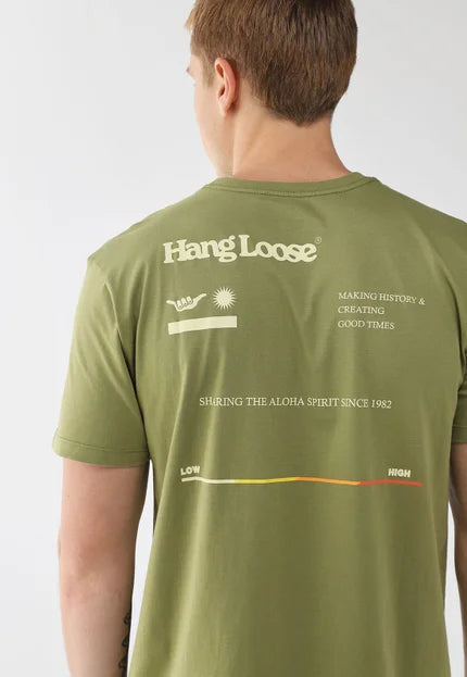 Camiseta Hang Loose Silk High Verde Oliva