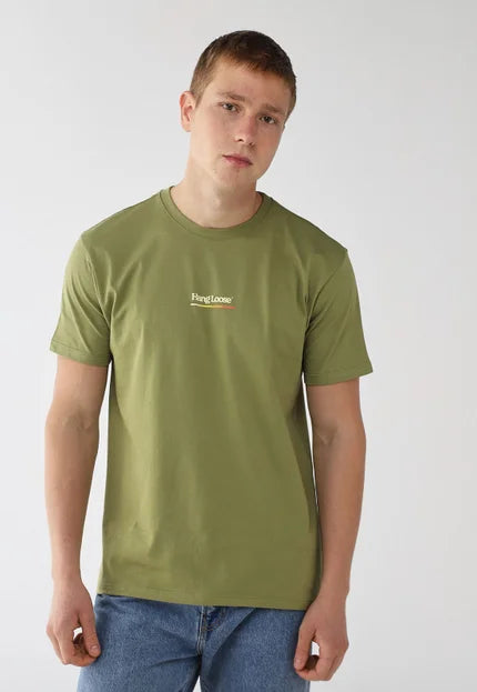Camiseta Hang Loose Silk High Verde Oliva